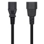 Aisens Cable de Alimentación CPU C13 Hembra a C14 Macho 1,5m Negro